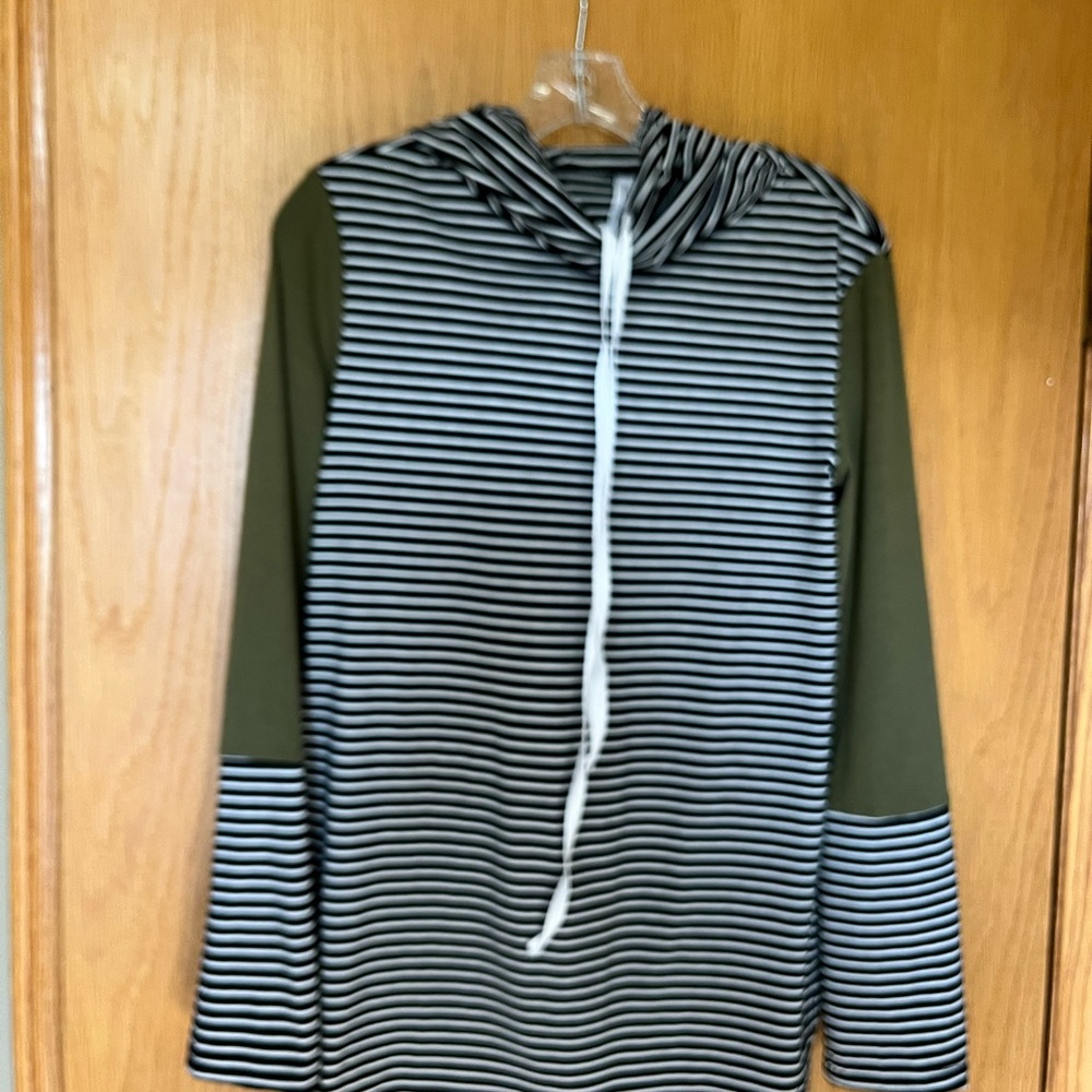 Black and White Striped Top by Tickled Teal